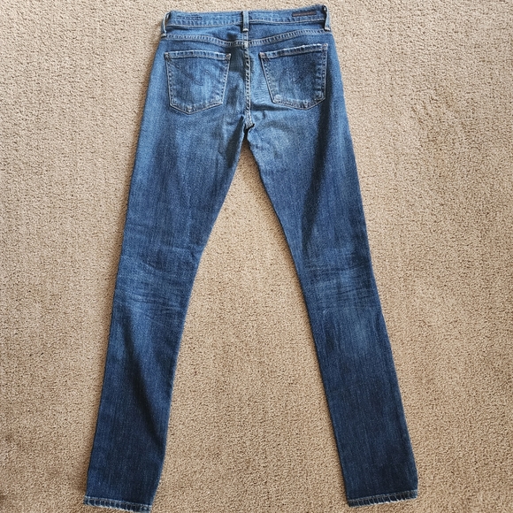 Citizens of Humanity Avedon Low Rise Skinny Leg Distressed Color Fade Jeans - Picture 6 of 8